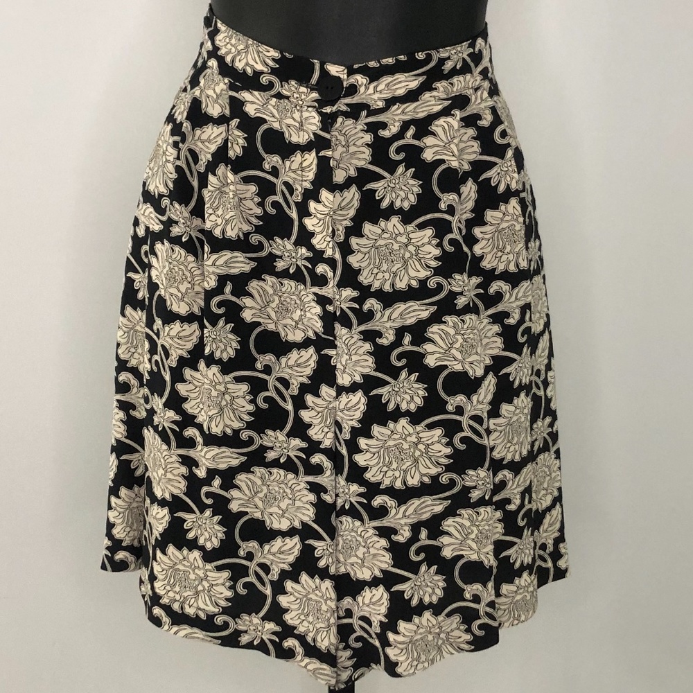 Genny Versace for Neimans Vntg Floral Silk Shorts